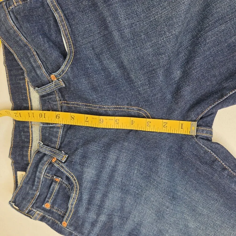 Levi's 541 Jeans Mens 31x32 Athletic Taper Fit Distressed Dark Wash Denim Blue
